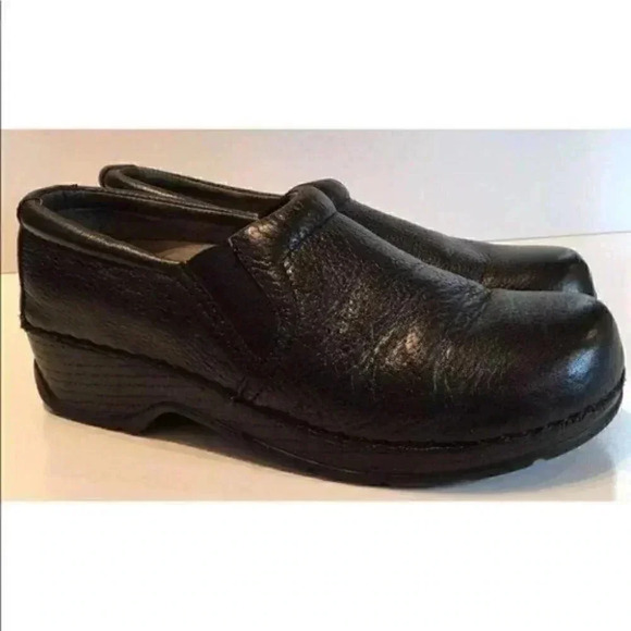Klogs Closed Clogs Leather Slip Resist Work Safe - Picture 1 of 11